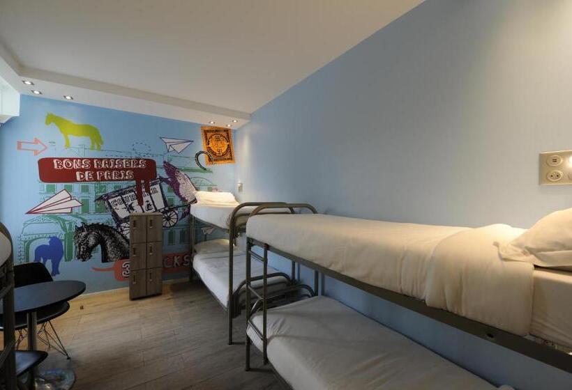 غرفة عائلية, The 3 Ducks Eiffel Tower By Hiphophostels