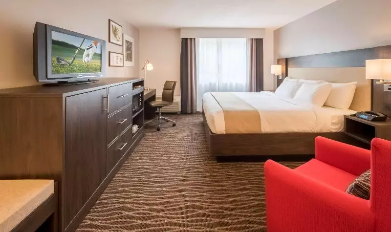 キングサイズベッドのスタンダードルーム, Country Inn & Suites By Radisson, Rochester Pittsford Brighton, Ny