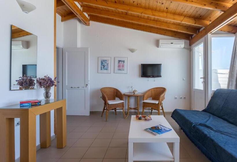 침실 1개 바다 전망 아파트, Akti