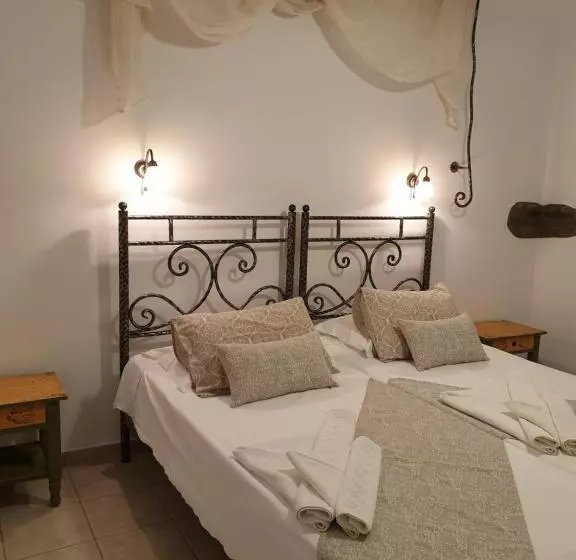 オーシャンビュースタンダードルームバルコニー付き, Sifnos Hotel Benaki
