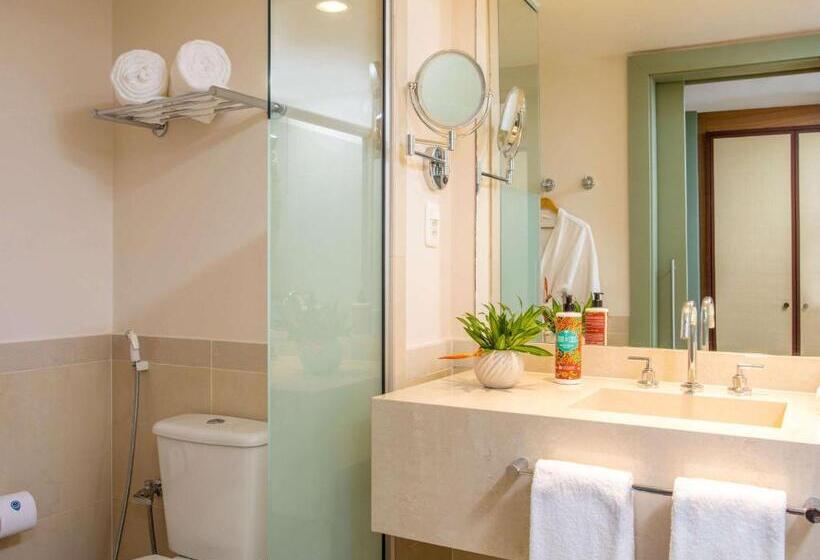 اتاق دلوکس با تخت کینگ و چشم‌انداز شهر, Grand Mercure Rio De Janeiro Copacabana