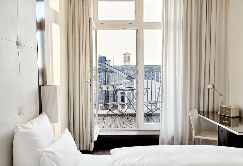 带阳台的标准单人间, The Pure, Frankfurt, A Member Of Design Hotels