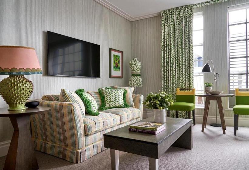 バルコニー付きデラックスルーム, The Soho Hotel, Firmdale Hotels