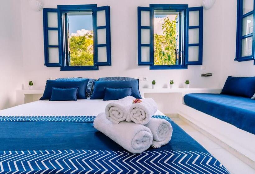 泳池景标准四人房间, John S Rooms & Studios