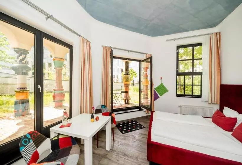 テラス付きデラックスルーム, Arthotel Magdeburg