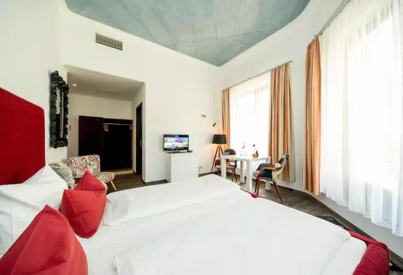 テラス付きデラックスルーム, Arthotel Magdeburg