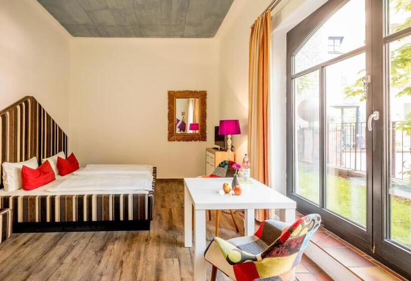 Comfort room with terrace, Arthotel Magdeburg