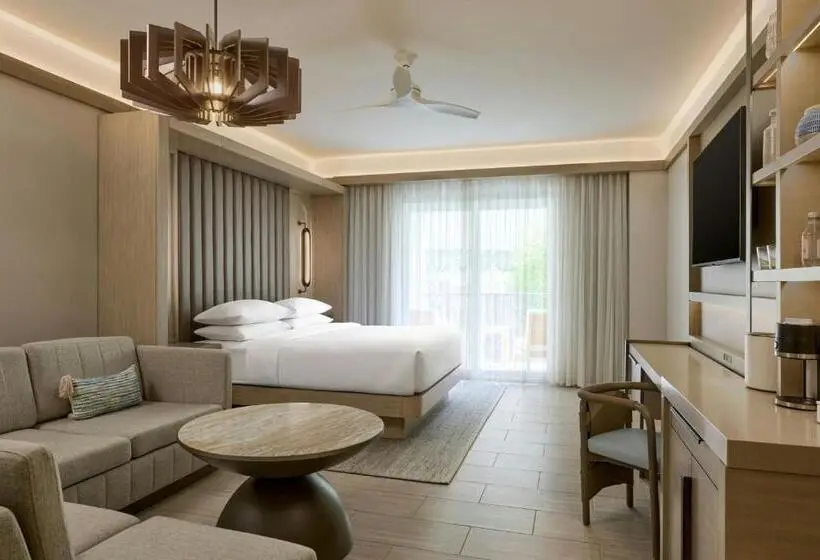 اتاق دلوکس با تخت کینگ و چشم‌انداز, Jw Marriott St. Maarten Beach Resort & Spa