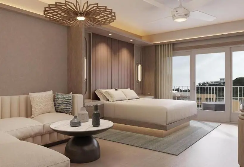 اتاق دلوکس با تخت کینگ و چشم‌انداز, Jw Marriott St. Maarten Beach Resort & Spa