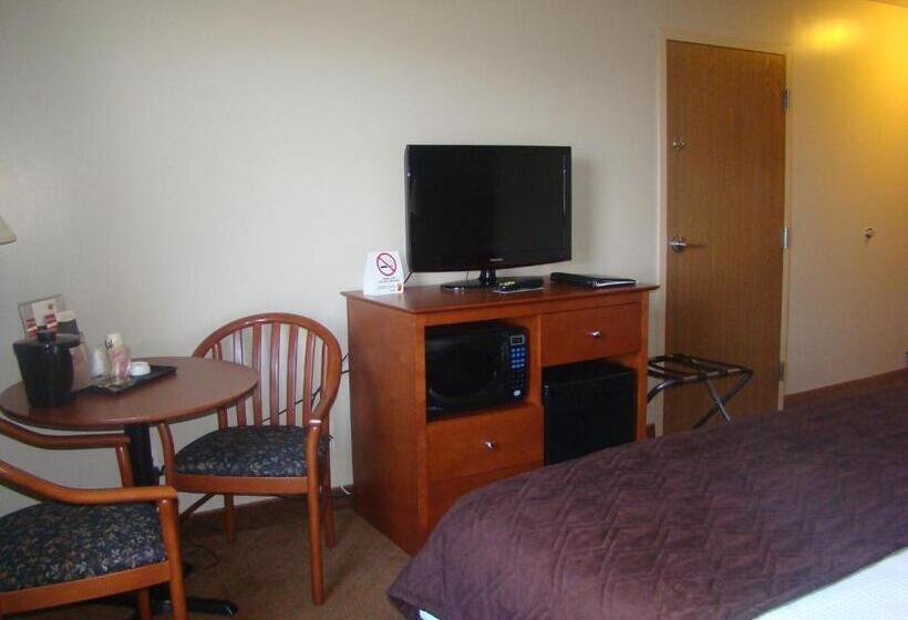 带大床的标准间, Super 8 By Wyndham Sainte Agathe Des Monts