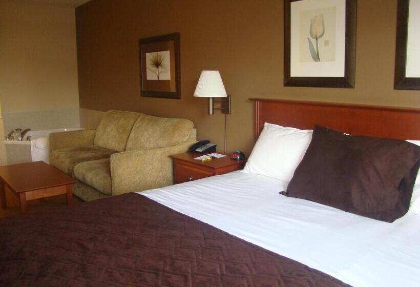 带大床的套房, Super 8 By Wyndham Sainte Agathe Des Monts