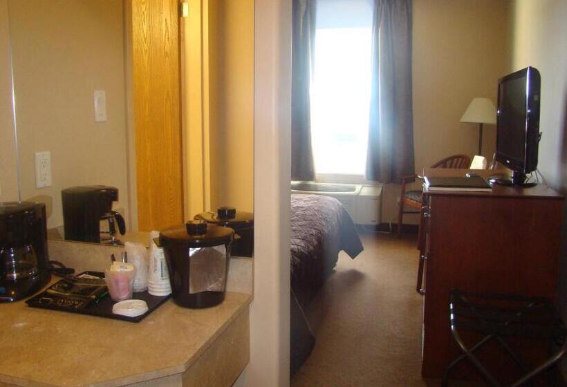 带大床的套房, Super 8 By Wyndham Sainte Agathe Des Monts