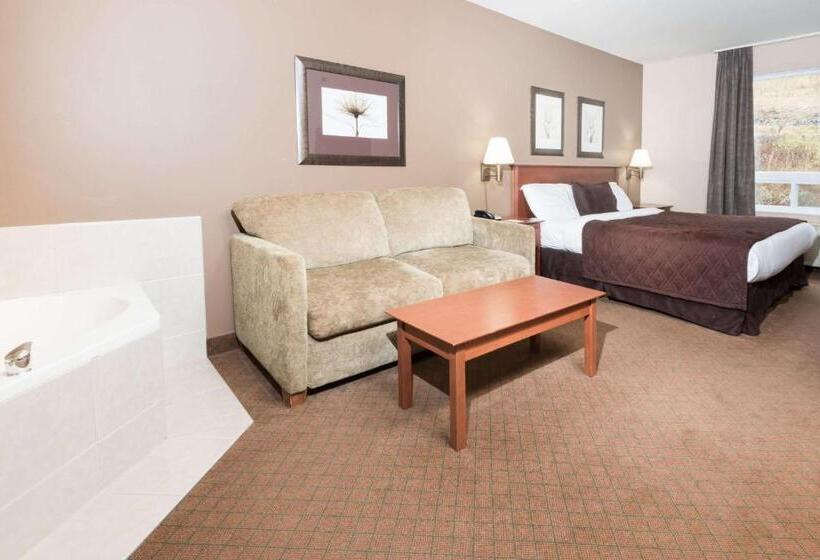 带大床的套房, Super 8 By Wyndham Sainte Agathe Des Monts