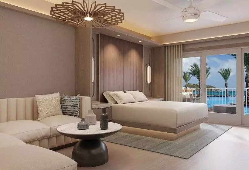 اتاق لوکس با بالکن و چشم‌انداز دریا, Jw Marriott St. Maarten Beach Resort & Spa