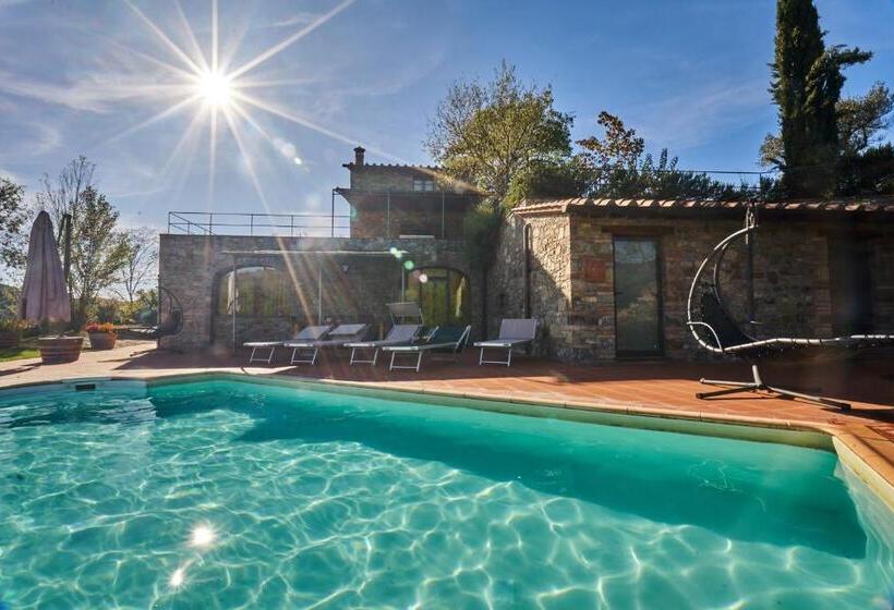 וילה עם חדר שינה אחד ובריכת שחיה, Borgo Casa Al Vento