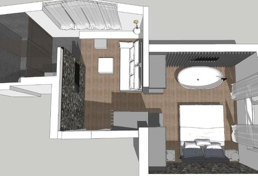 جناح, Luna Riccione E Aqua Spa Only Adults +12