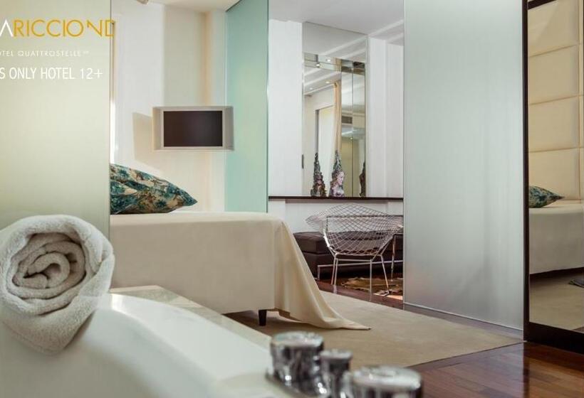 جناح مزود بجاكوزى, Luna Riccione E Aqua Spa Only Adults +12