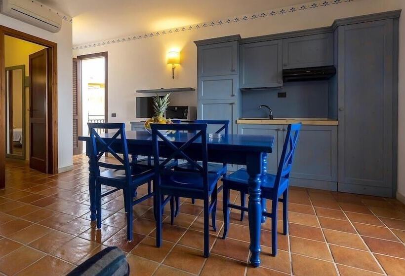 آپارتمان 1 خوابه با چشمانداز دریا, Villaggio Cala Mancina