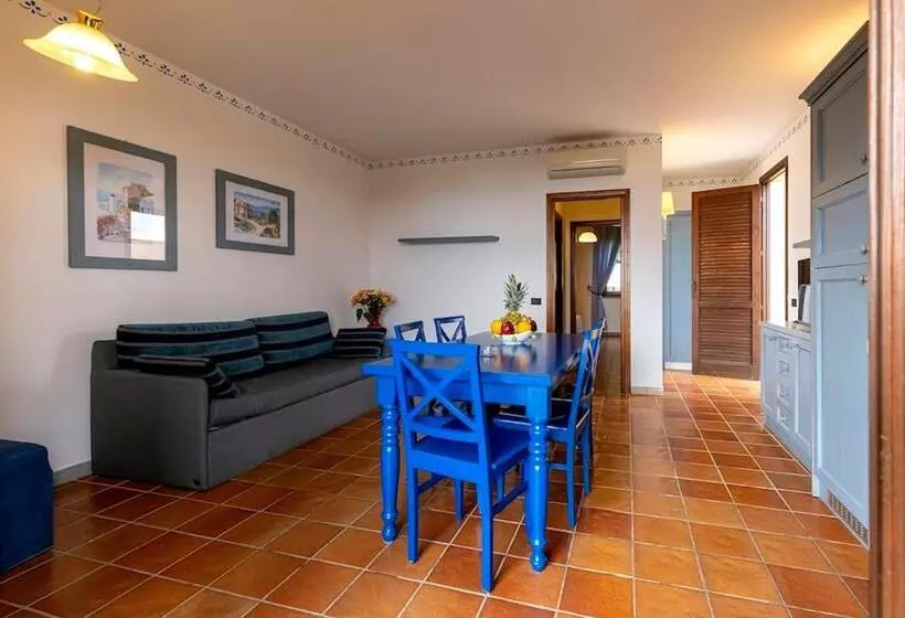 آپارتمان 1 خوابه با چشمانداز دریا, Villaggio Cala Mancina