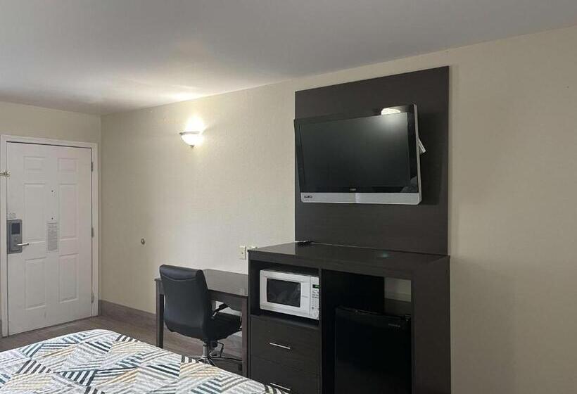 身障者適用キングサイズベッドルーム, Motel 6 Macon, Ga I 475