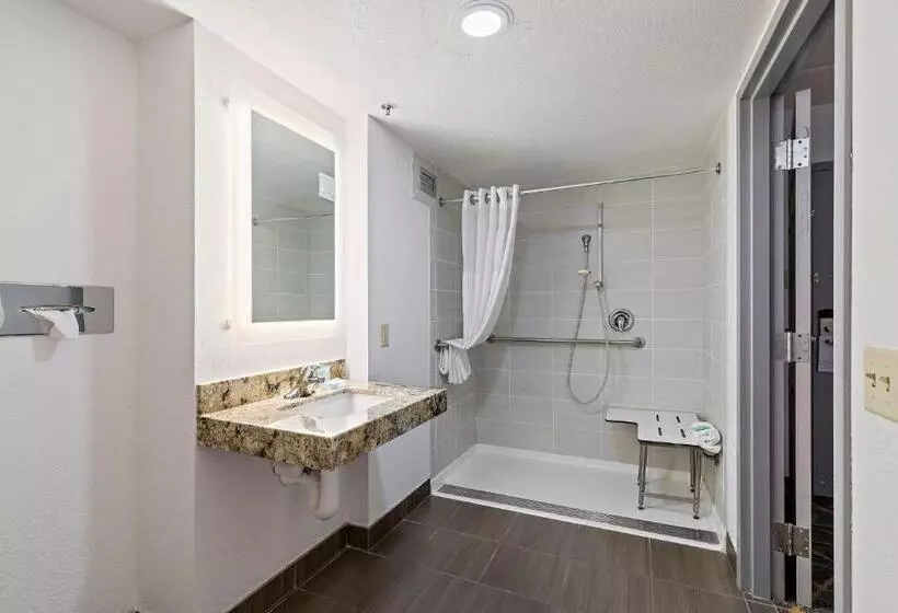 身障者適用キングサイズベッドルーム, Americinn By Wyndham Rochester Near Mayo Clinic
