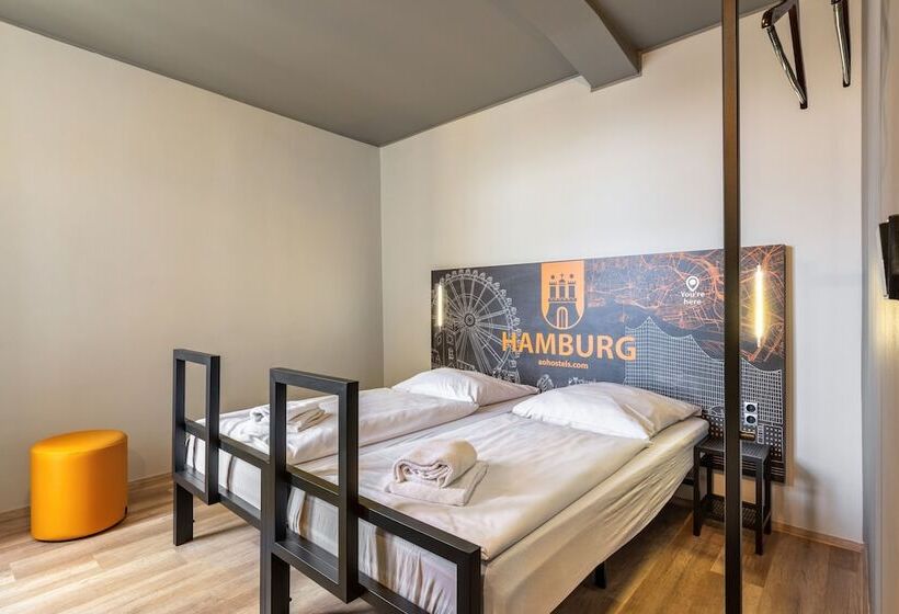 标准间, a&o Hamburg Hauptbahnhof