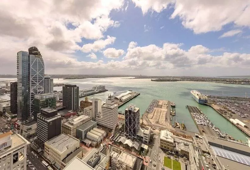 景色の見える一ベッドルームアパートメント, Auckland Harbour Suites