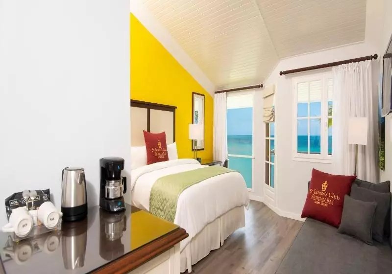 Deluxe-huone Merinäkymä, St. James Club Morgan Bay Family Property   All Inclusive