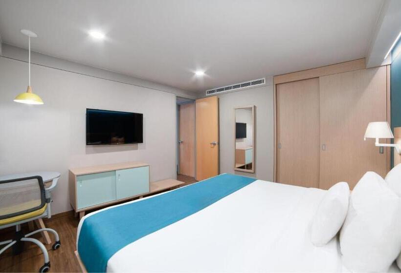 سوئیت با تخت بزرگ, City Express Suites By Marriott Ciudad De México Anzures