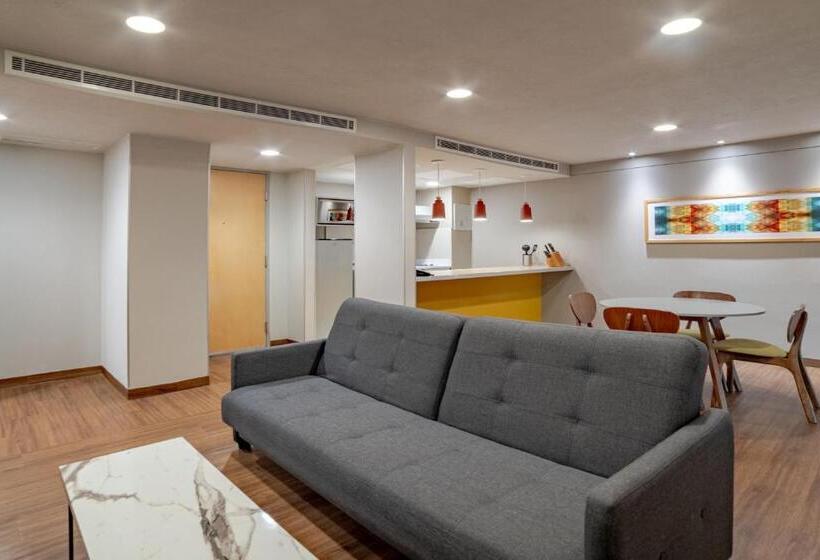 سوئیت با تخت بزرگ, City Express Suites By Marriott Ciudad De México Anzures