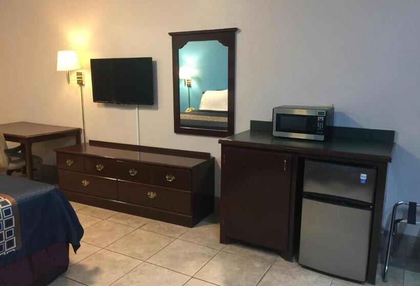 Deluxe-huone King-vuode, Texas Inn And Suites City Center At University Dr