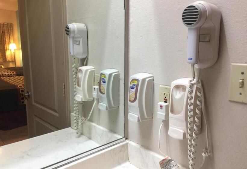 キングサイズベッドのデラックスルーム, Texas Inn And Suites City Center At University Dr