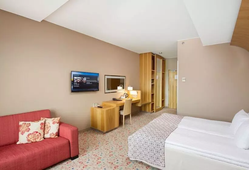 اتاق استاندارد با چشم‌انداز دریا, Hestia Hotel Europa