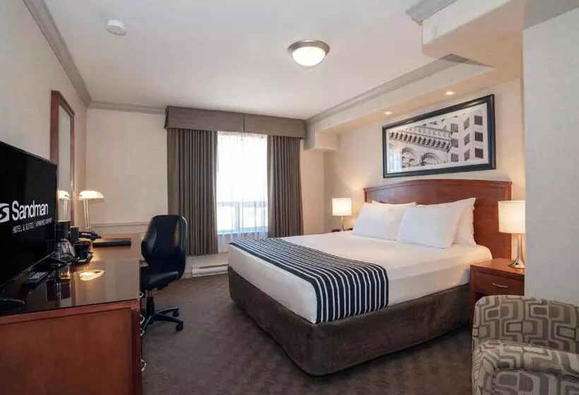 اتاق استاندارد با تخت بزرگ, Sandman Hotel & Suites Winnipeg Airport