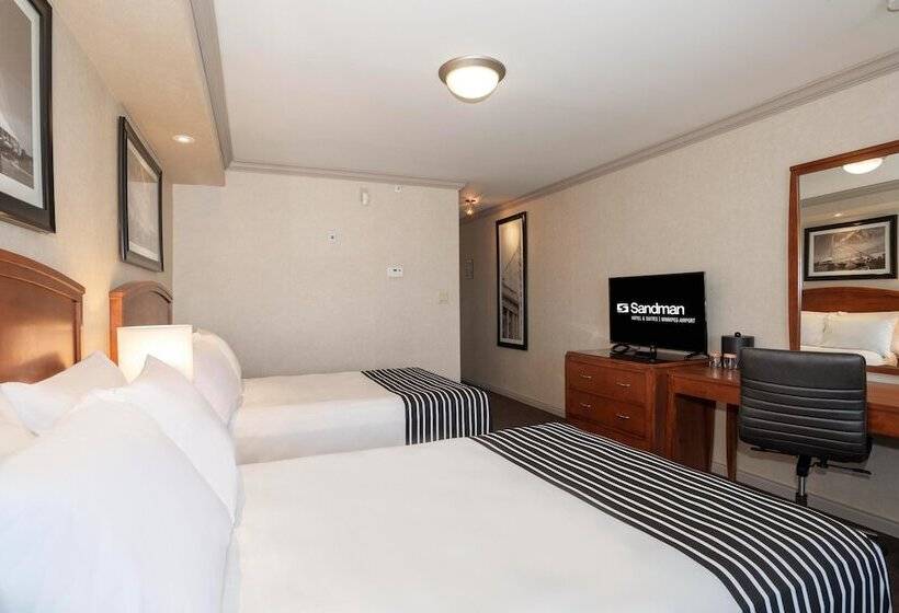 חדר סטנדרט שתי מיטות זוגיות, Sandman Hotel & Suites Winnipeg Airport