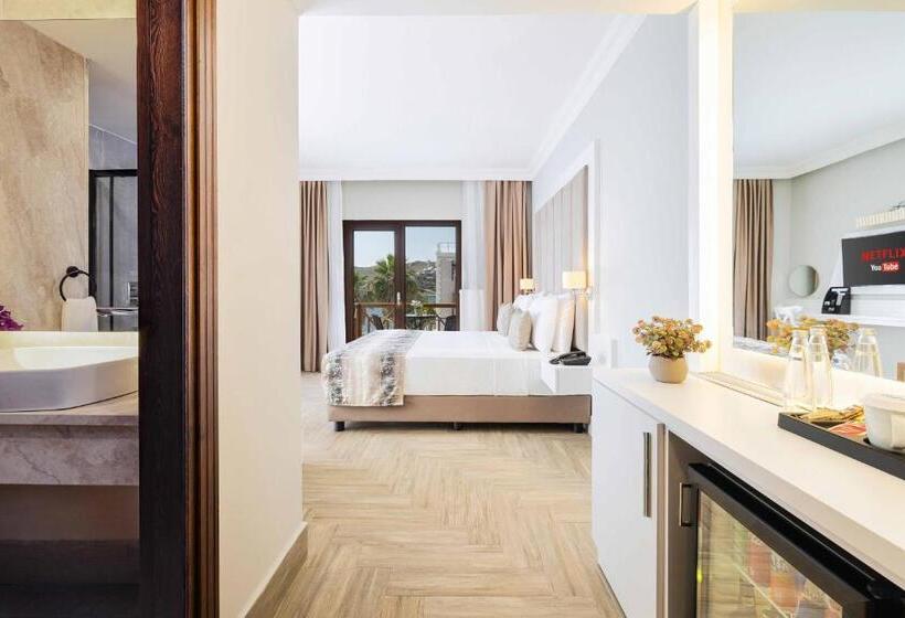 חדר משפחתי נוף לים, Elite Hotel Yalıkavak