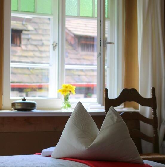 غرفة قياسية حمام مشترك, Fachwerk Kultur Pension Tangobrücke