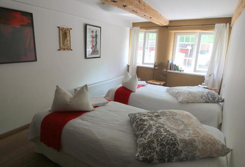 غرفة قياسية حمام مشترك, Fachwerk Kultur Pension Tangobrücke