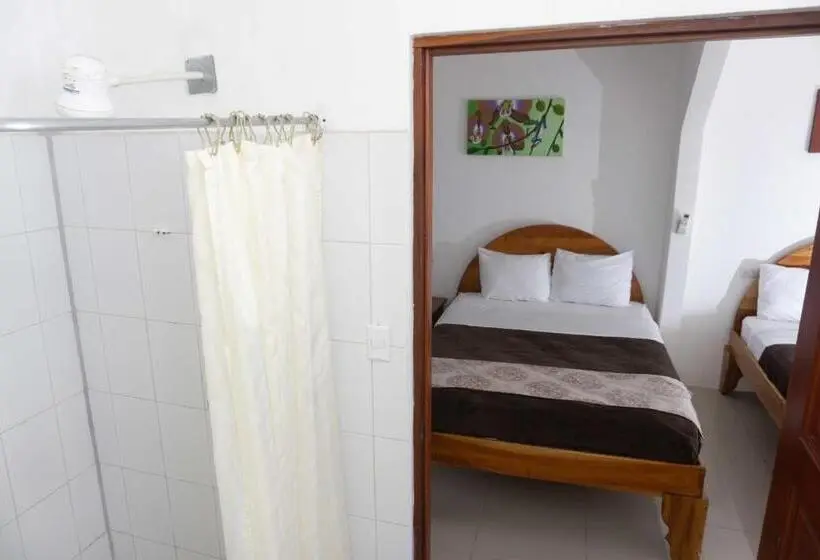 Deluxe Neljän Hengen Huone, Arenal Poshpacker