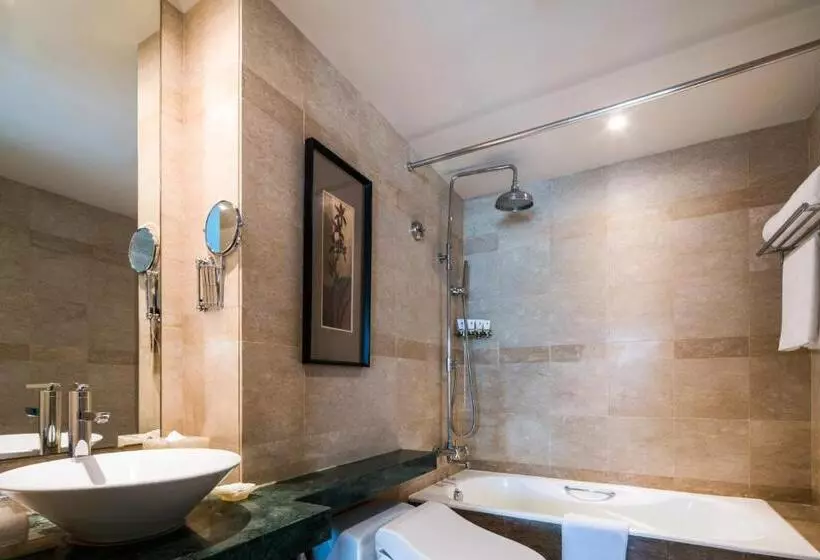 Deluxe-huone King-vuode Kaupunkinäkymä, Grand Mercure Shanghai Hongqiao