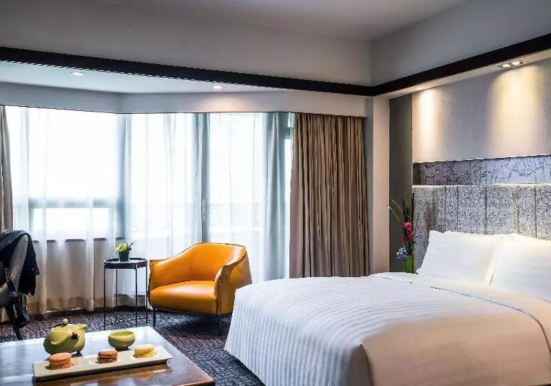 Deluxe-huone King-vuode Kaupunkinäkymä, Grand Mercure Shanghai Hongqiao