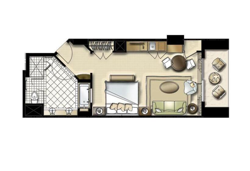 Студио Стандарт с Видом, The Reef At Atlantis