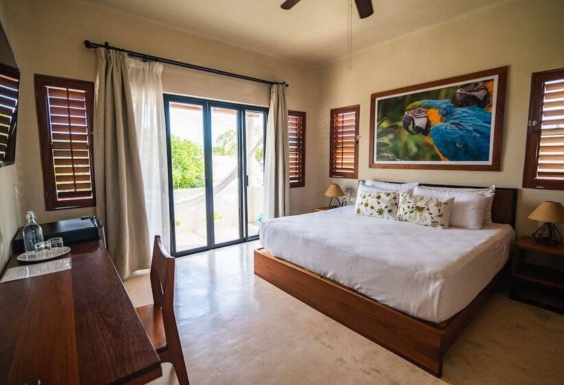 스탠다드 룸 더블 침대, Blue Palm Bacalar