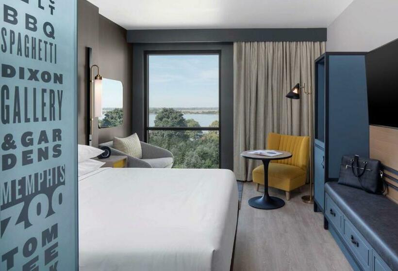 Engelliler için Büyük Çift Kişilik Yataklı Standart Oda, Hyatt Centric Beale Street Memphis