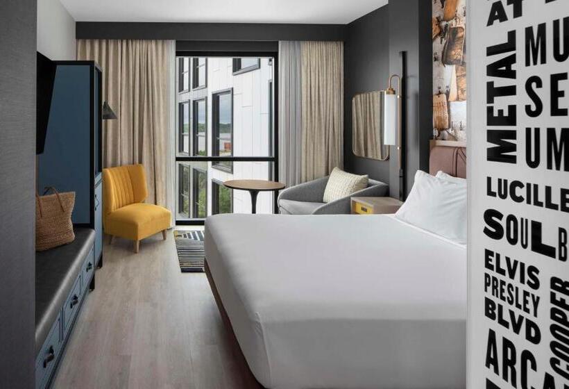 Büyük Çift Kişilik Yataklı Standart Oda, Hyatt Centric Beale Street Memphis