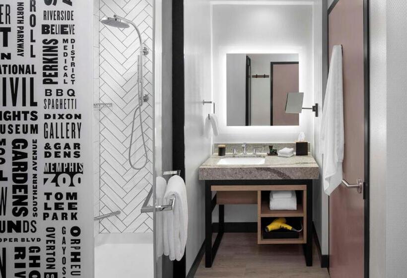 Camera Standard Letto King Accessibile ai persone con mobilità ridotta, Hyatt Centric Beale Street Memphis