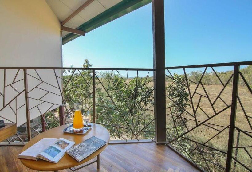 带阳台的豪华间, Tadoba Jungle Camp