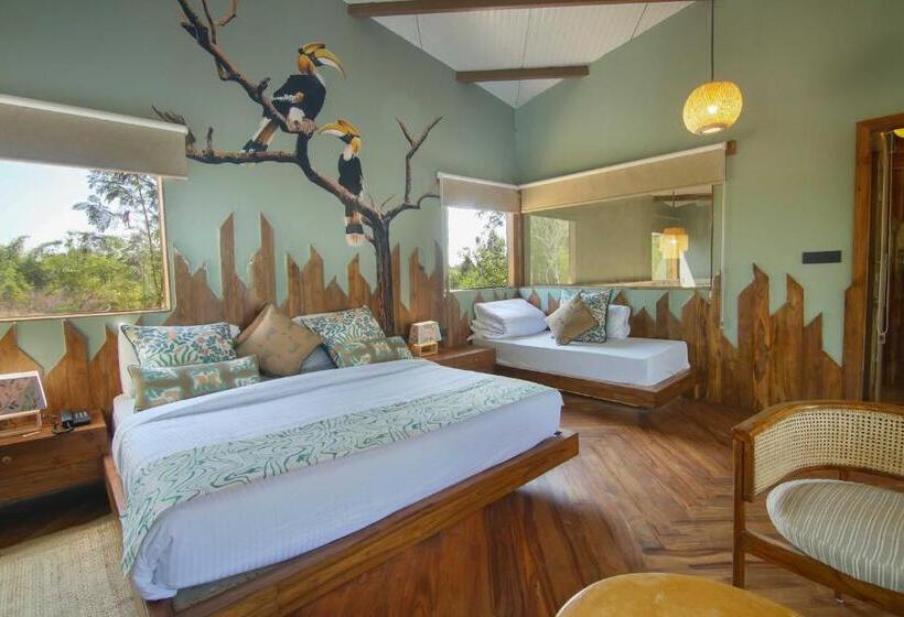 발코니 디럭스 룸, Tadoba Jungle Camp