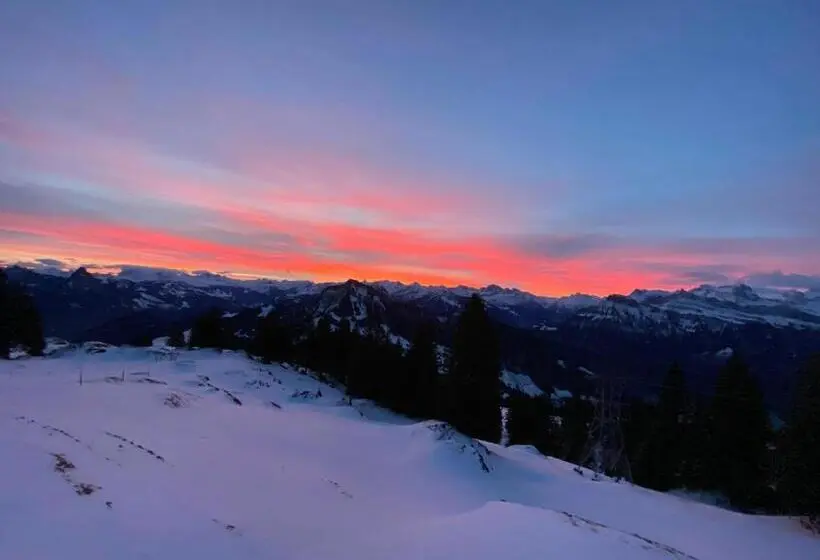 バルコニー付きデラックスルーム, Berggasthaus Rigi Burggeist