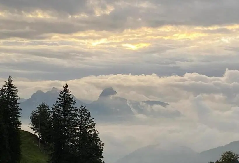 バルコニー付きデラックスルーム, Berggasthaus Rigi Burggeist